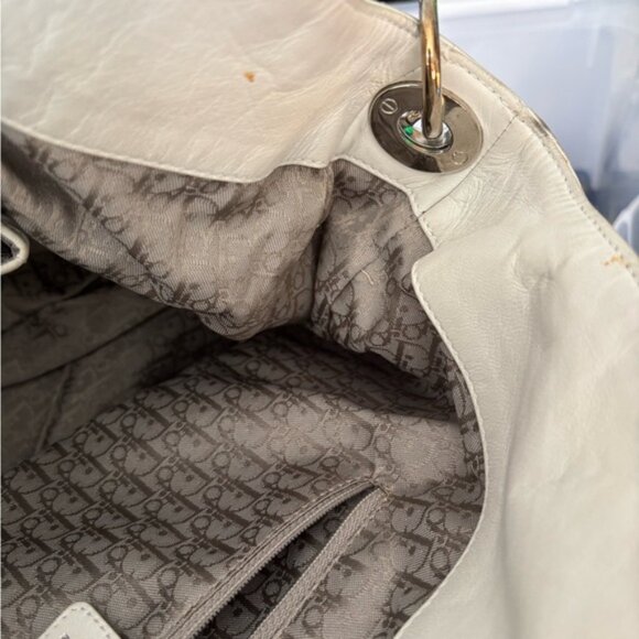 Authentic Christian Dior Quilted Leather Shoulder Bag - Picture 10 of 10